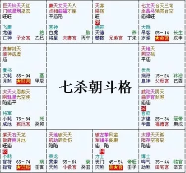 5、斗数运势:命盘如何看未来一年和未来十年运势，请指点 。