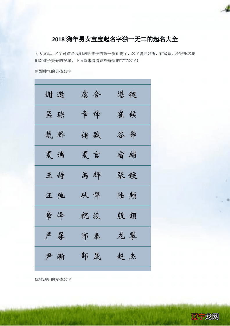 2020年李姓鼠宝宝名字_六月鼠宝宝名字_鼠宝宝名字库