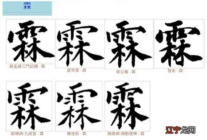 雨字头的字怎样写才好看？