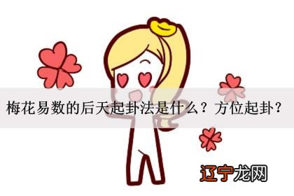 梅花易数的后天起卦法是什么？方位起卦？