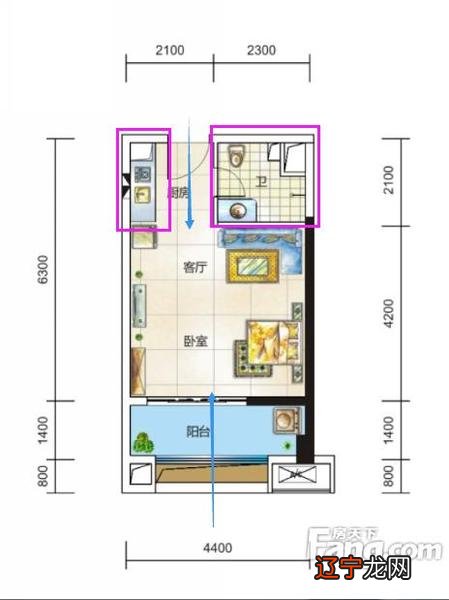 枪型户型装修_枪型户型如何装修_枪型户型风水学图解