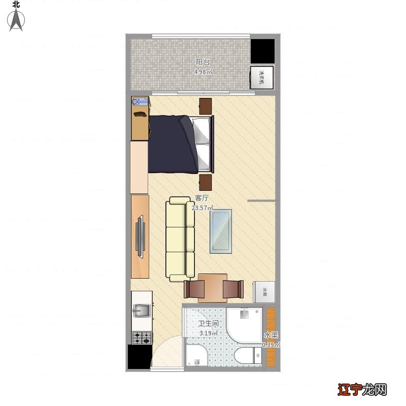 枪型户型风水学图解_枪型户型如何装修_枪型户型装修