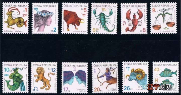 世界各地的十二星座邮票面值为加国内基本邮资永远邮票。
