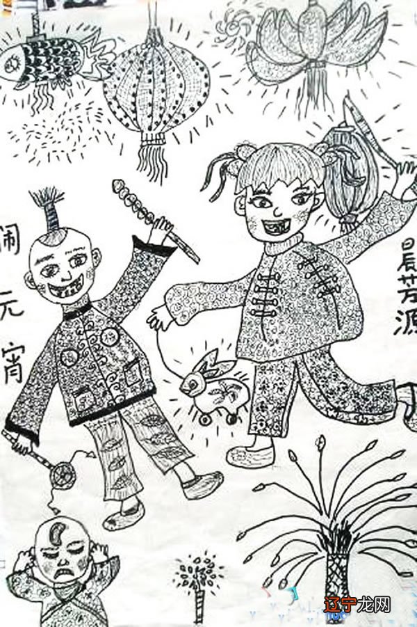 小学生传统民俗绘画_美术鉴赏1.57传统绘画与现代绘画_传统节日的民俗特点