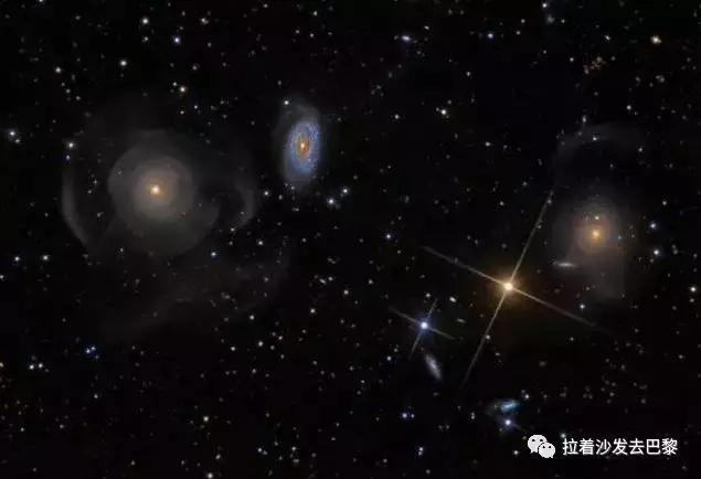 真实十二星座星空图，十二星座连线简图