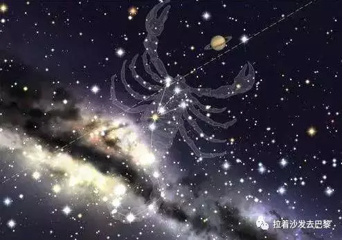 真实十二星座星空图，十二星座连线简图