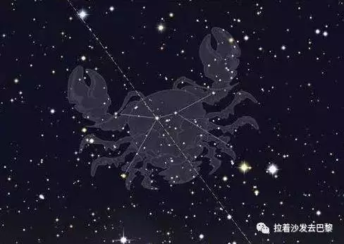 真实十二星座星空图，十二星座连线简图