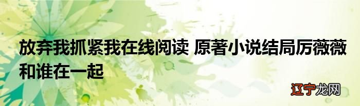 下班抓紧谈恋爱有声小说_下班抓紧谈恋爱有声小说高威珊珊_放弃我抓紧我原著小说